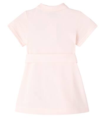 Baby Thomas Bear cotton piqué polo dress | Burberry Kids
