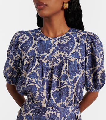 Rosalie printed cotton-blend minidress | Ulla Johnson