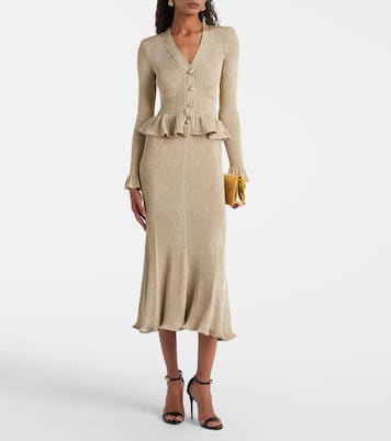 Maxikleid aus Strick | Self-Portrait