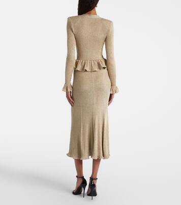 Maxikleid aus Strick | Self-Portrait