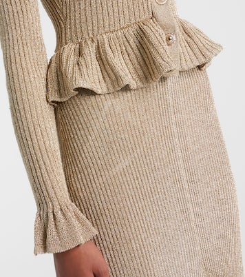 Maxikleid aus Strick | Self-Portrait