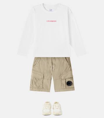 Logo cotton jersey T-shirt | C.P. Company Kids