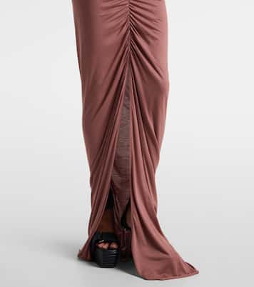 Maxirock Poppy LS aus Jersey | Rick Owens