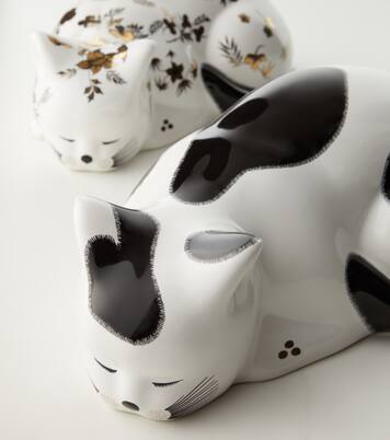 Cat ceramic decorative object | Fornasetti