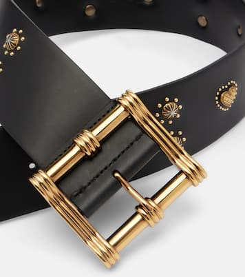Embellished leather belt | Etro