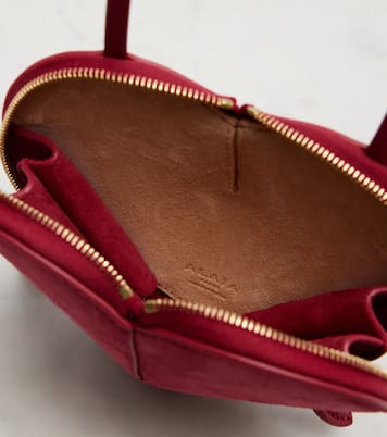 Sac à bandoulière Le Cœur en daim et cuir | Alaïa