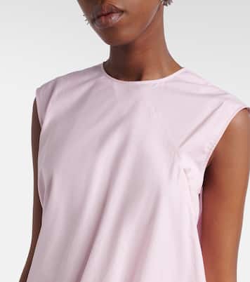 Traversin asymmetric cotton poplin minidress | Jacquemus