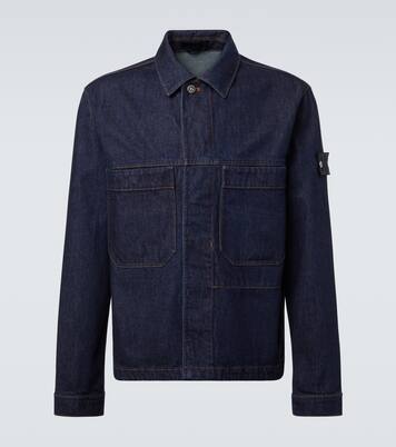 Compass denim overshirt | Stone Island