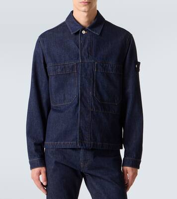 Compass denim overshirt | Stone Island