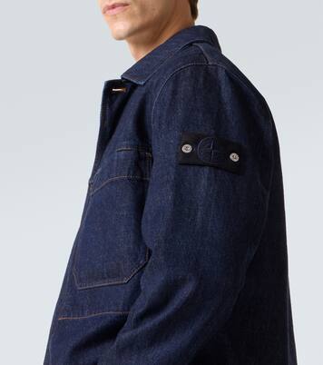Compass denim overshirt | Stone Island