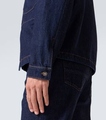 Compass denim overshirt | Stone Island