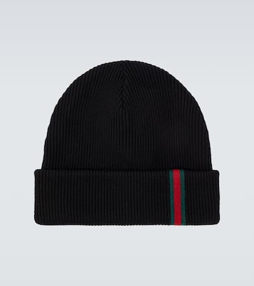 Mütze Web Stripe aus Wolle | Gucci
