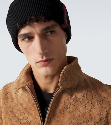 Mütze Web Stripe aus Wolle | Gucci