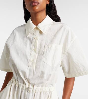 Cotton-blend polo dress | Prada