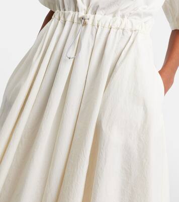 Cotton-blend polo dress | Prada