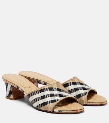 Pantoletten Sloane 45 Burberry Check | Burberry
