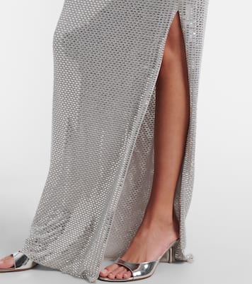 Maxikleid mit Kristallen | Self-Portrait