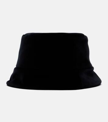 Cotton velvet bucket hat | Prada