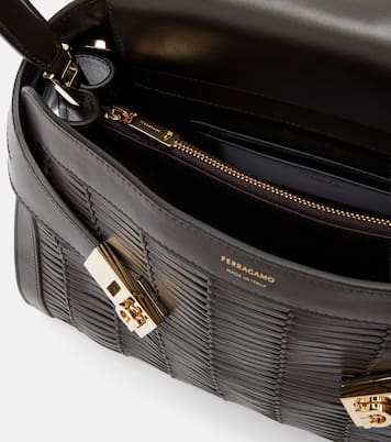 Borsa a spalla Hug Medium in pelle | Ferragamo