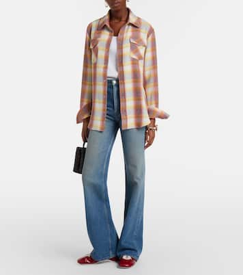 Hemd Rose Blume aus Kaschmir mit Sonnenstein | God's True Cashmere