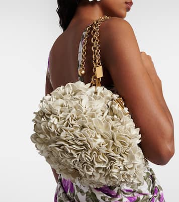 Sac Chloé Plissé en cuir à fleurs | Chloé