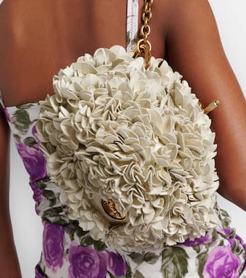Sac Chloé Plissé en cuir à fleurs | Chloé
