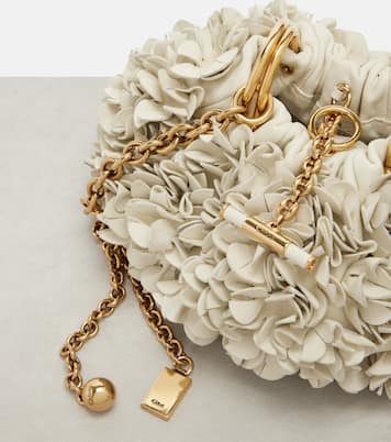 Sac Chloé Plissé en cuir à fleurs | Chloé