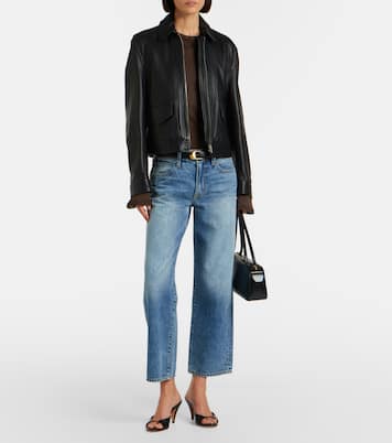 Hunter cropped straight jeans | Slvrlake