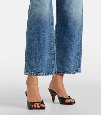 Hunter cropped straight jeans | Slvrlake