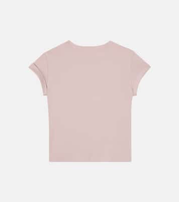 T-Shirt Monili aus Baumwoll-Jersey | Brunello Cucinelli Kids