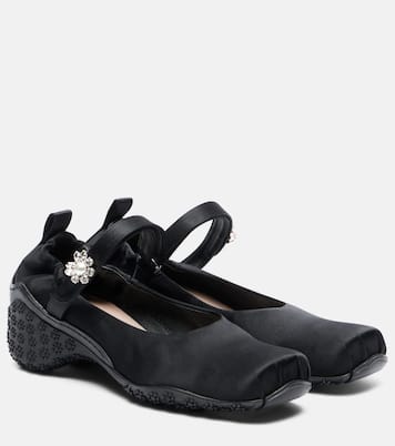 Ballet Runner embellished ballet flats | Simone Rocha