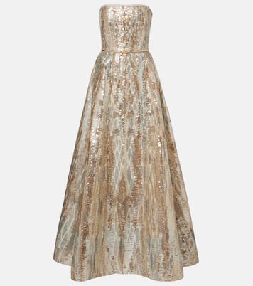 Sequined bustier gown | Elie Saab