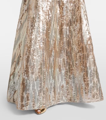 Sequined bustier gown | Elie Saab