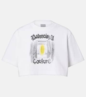 T-shirt court en coton | Balenciaga