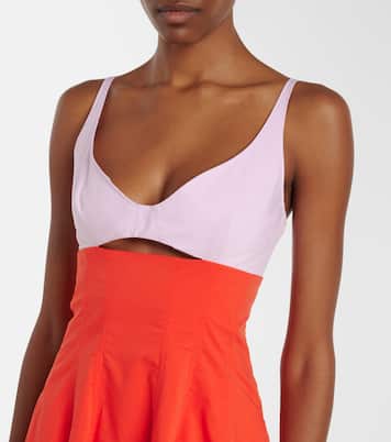 Maddy cotton-blend poplin midi dress | Simkhai