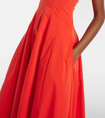 Maddy cotton-blend poplin midi dress | Simkhai