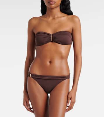 Positano bandeau bikini top | Melissa Odabash