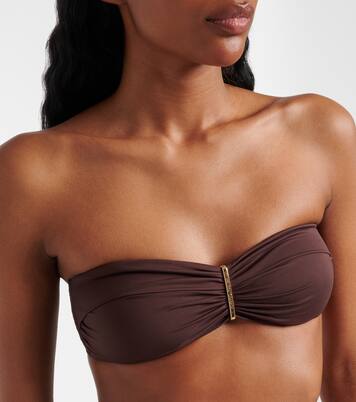 Positano bandeau bikini top | Melissa Odabash