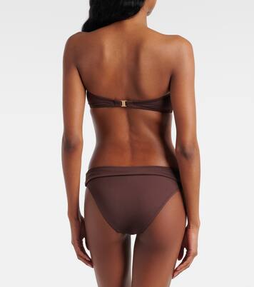 Positano bandeau bikini top | Melissa Odabash