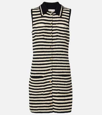 Robe polo Mamie en coton mélangé à rayures | Altuzarra