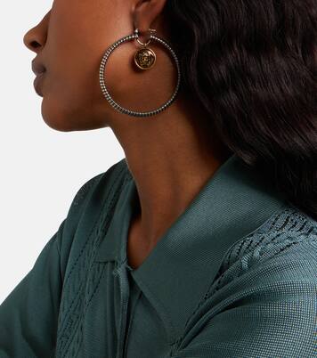 925 sterling silver earrings | Versace