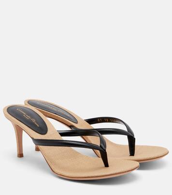 Calypso leather thong sandals | Gianvito Rossi