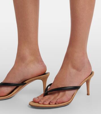 Calypso leather thong sandals | Gianvito Rossi