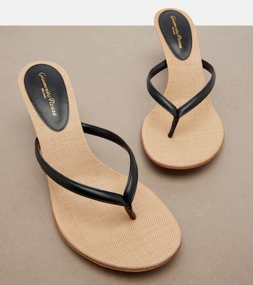 Calypso leather thong sandals | Gianvito Rossi