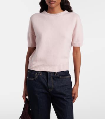 Golden cashmere sweater | Khaite