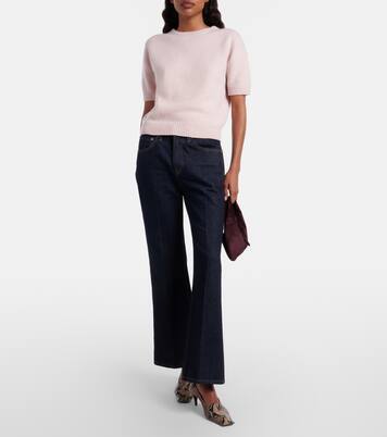 Golden cashmere sweater | Khaite