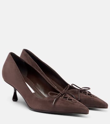 Scarlett绒面革高跟鞋 | Jimmy Choo