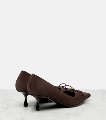 Scarlett绒面革高跟鞋 | Jimmy Choo
