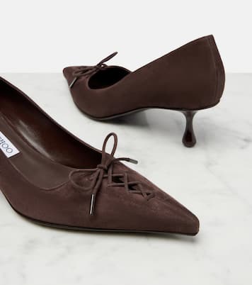 Scarlett绒面革高跟鞋 | Jimmy Choo