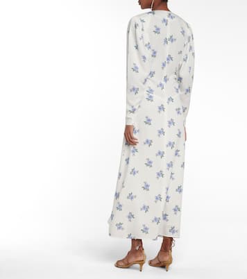 Robe midi Bagenia à fleurs | Isabel Marant